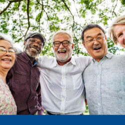 Coping with Curveballs - smiling group of seniors