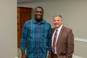 Annual Meeting 2025, Rayan Rayan Osbourne, Lead Second Cook & Dan Fagin, President and CEO