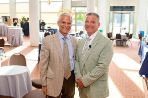 Dan Fagin, President and CEO, with Ken Lorch, Board Chair